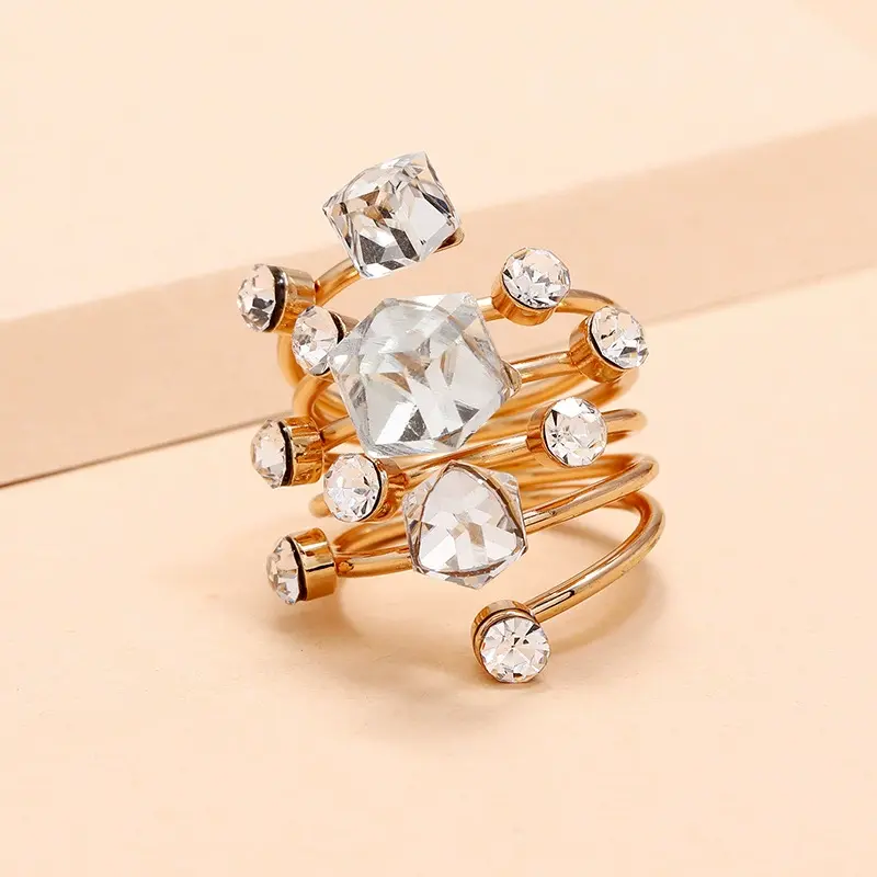 Crystal Coil Statement Ring product image