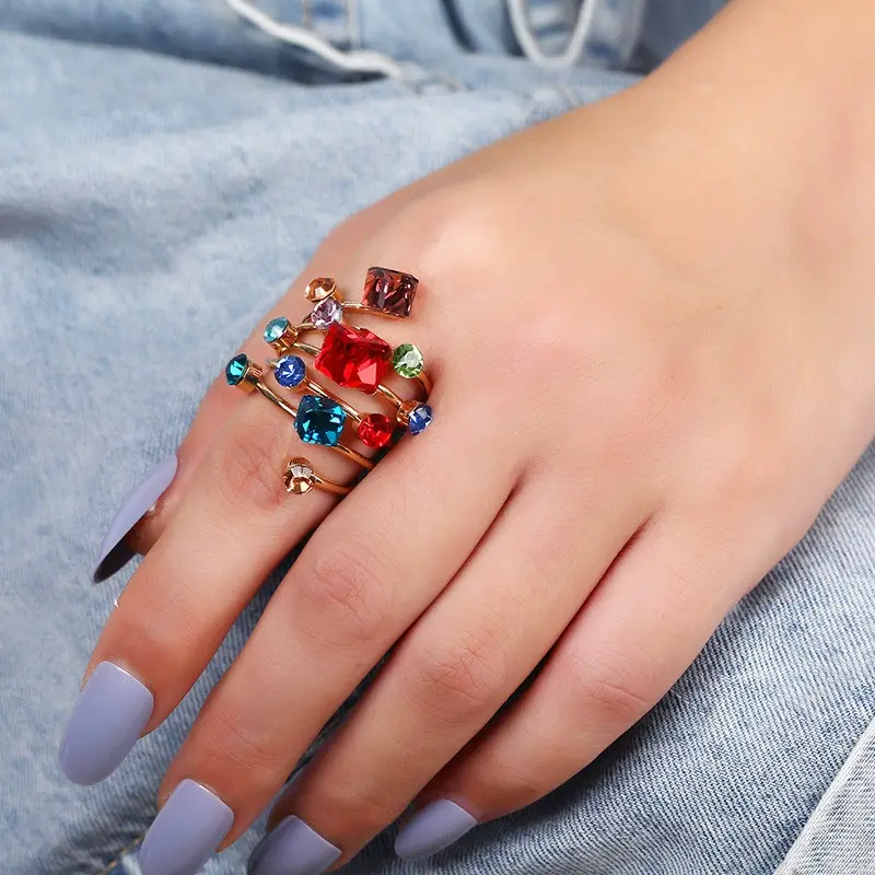 Crystal Coil Statement Ring product image