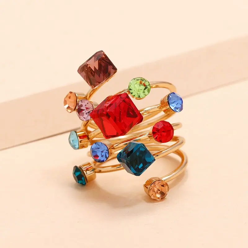 Crystal Coil Statement Ring product image
